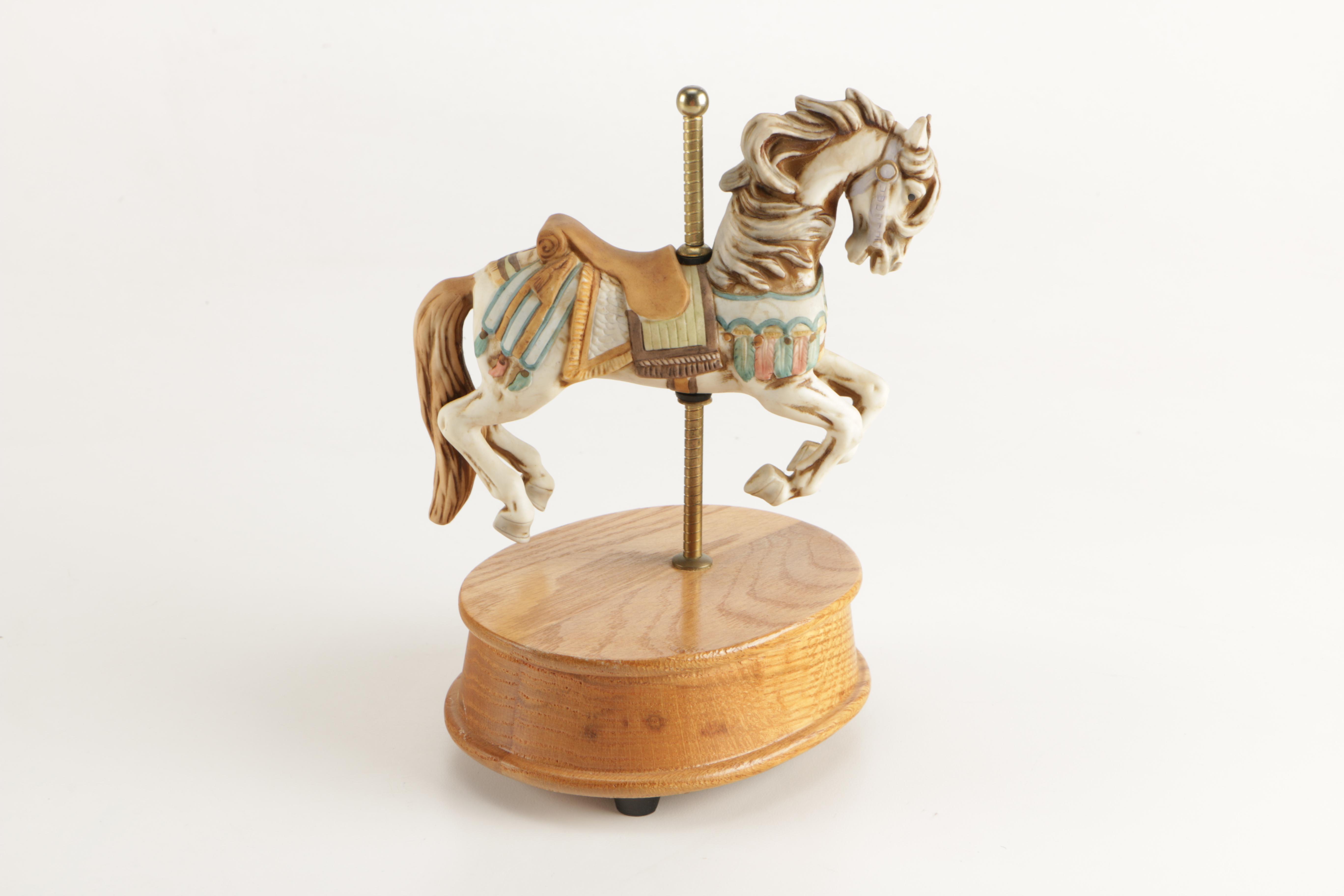 Carousel Horse and Baby Grand Music Boxes