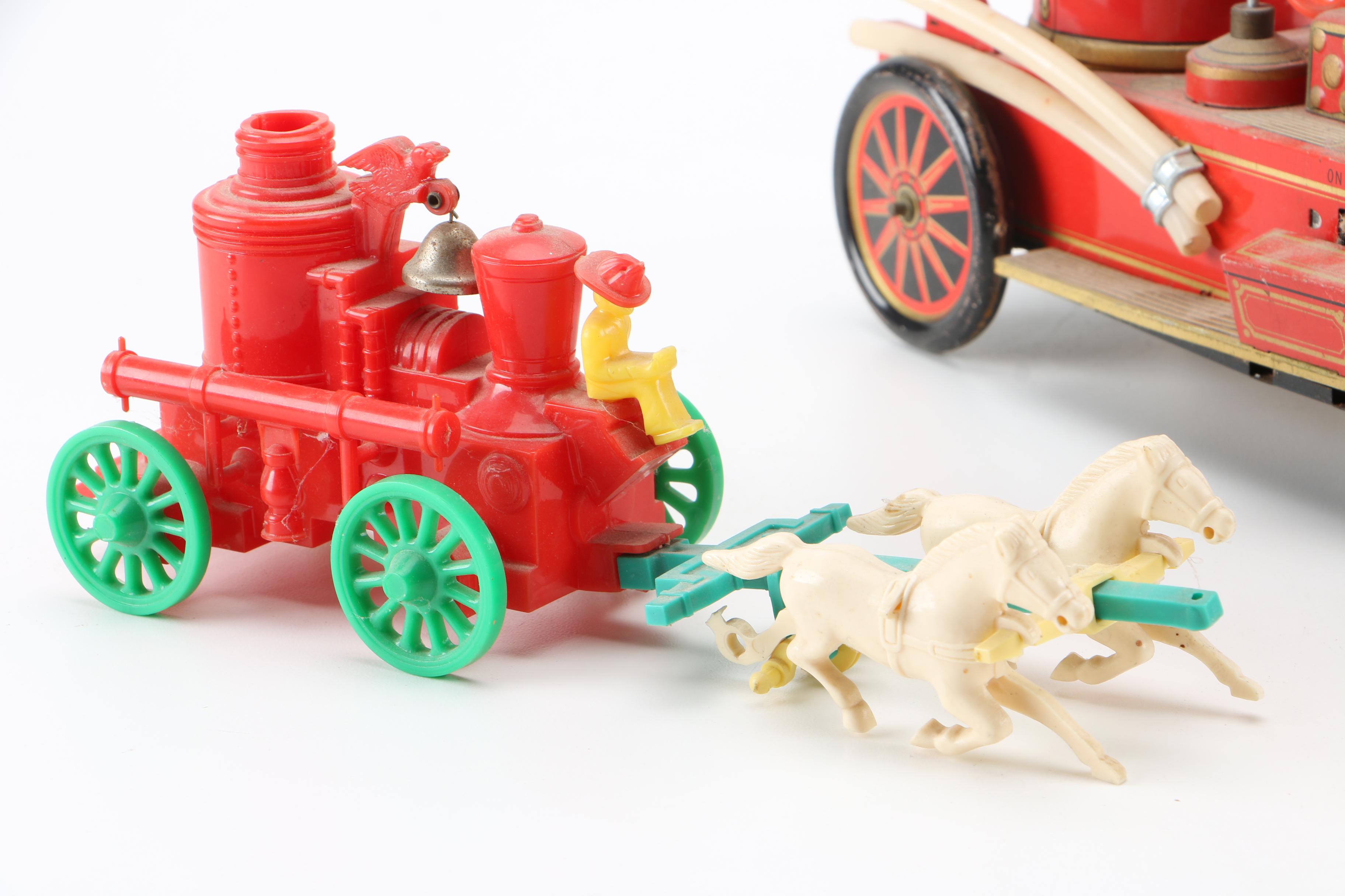 Vintage Toy Antique Fire Engines