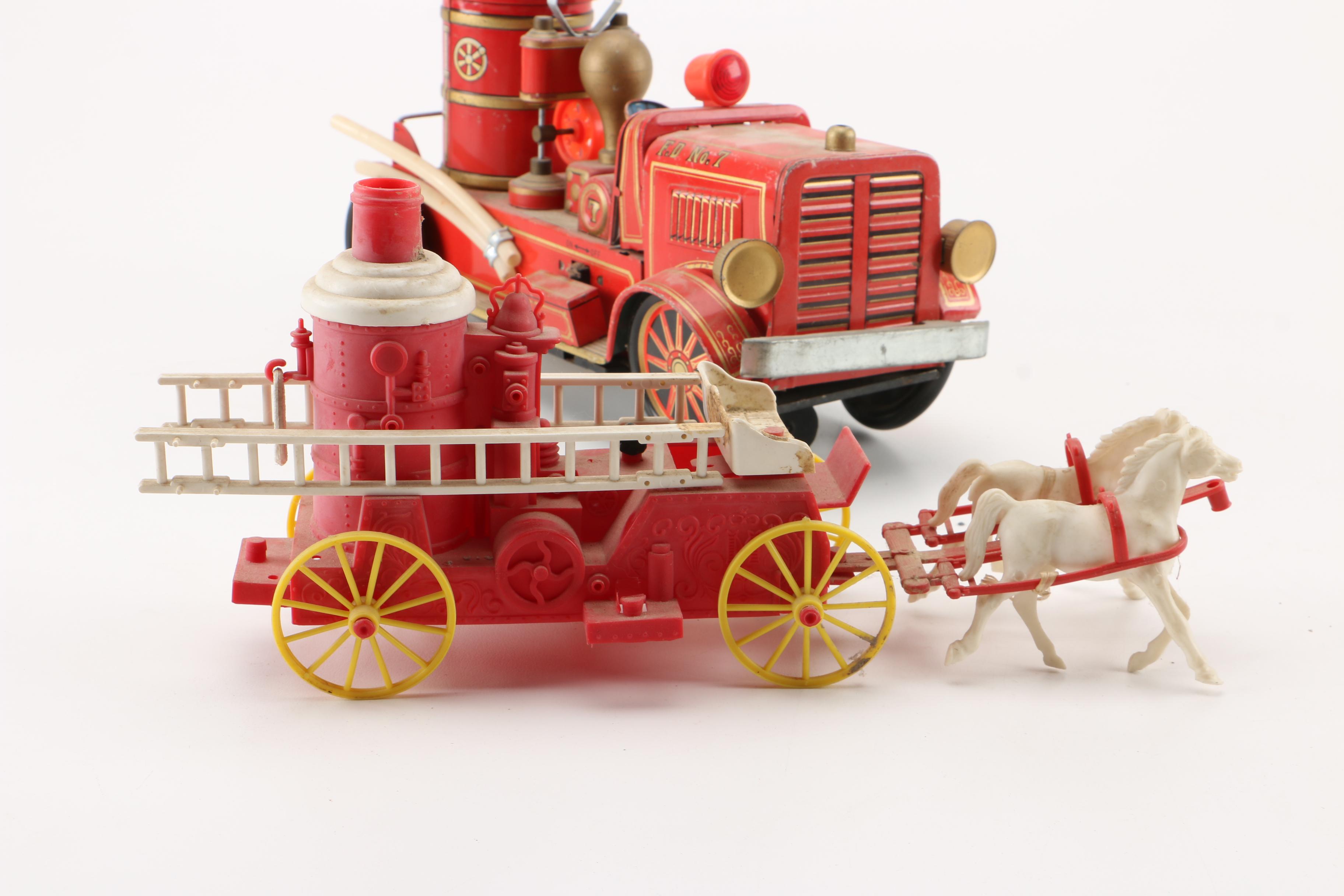 Vintage Toy Antique Fire Engines