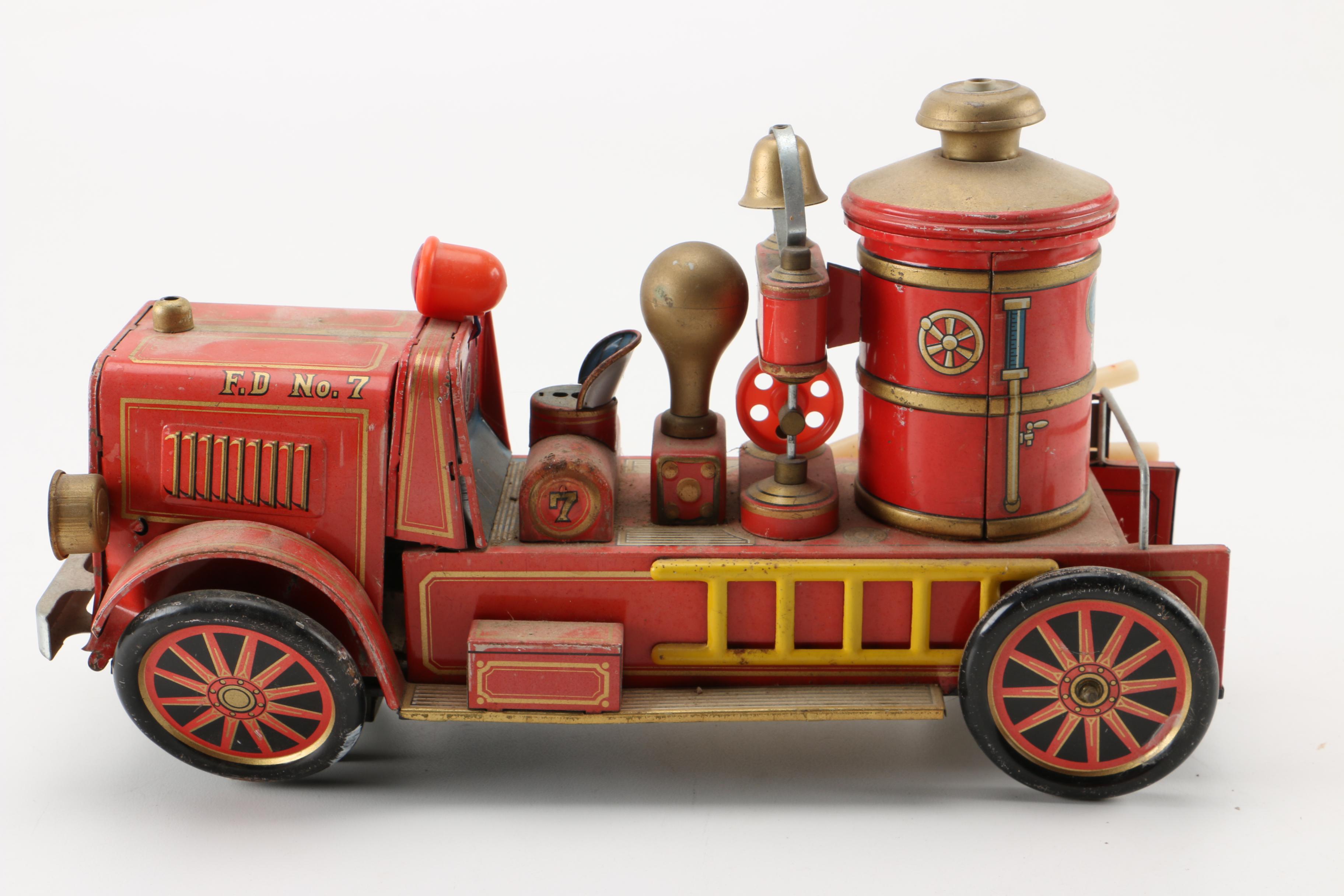 Vintage Toy Antique Fire Engines