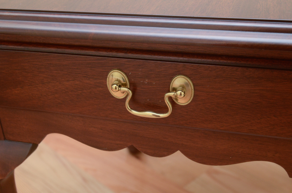 Henkel-Harris Queen Anne Style Mahogany Nightstands