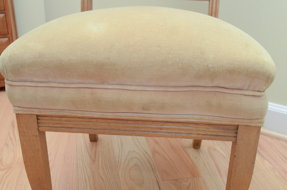 Victorian Eastlake Style Oak Parlor Chair