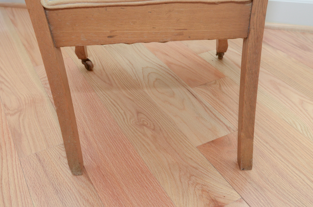 Victorian Eastlake Style Oak Parlor Chair