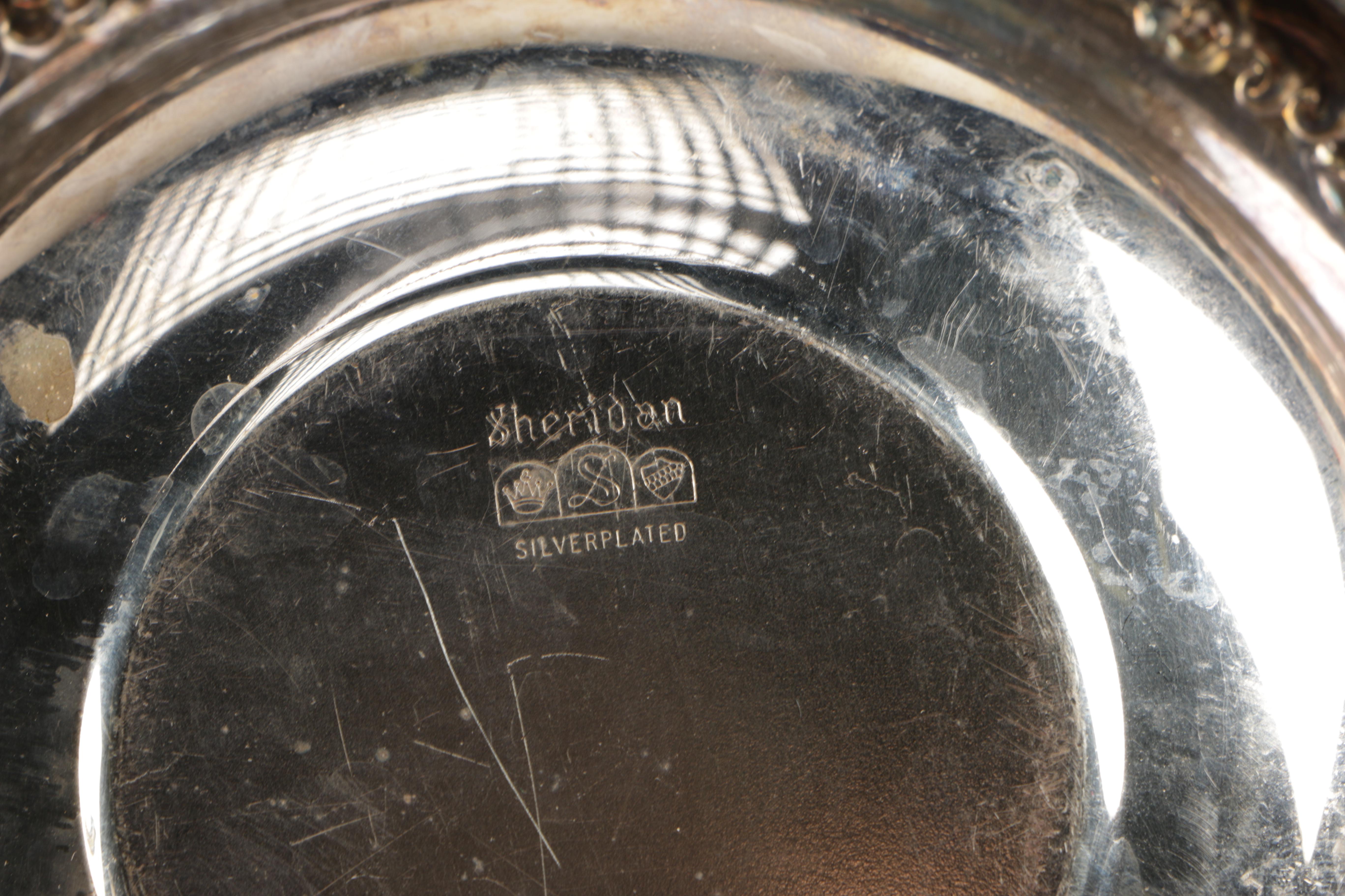 Assorted Silver Plate Including Sheridan and Godinger