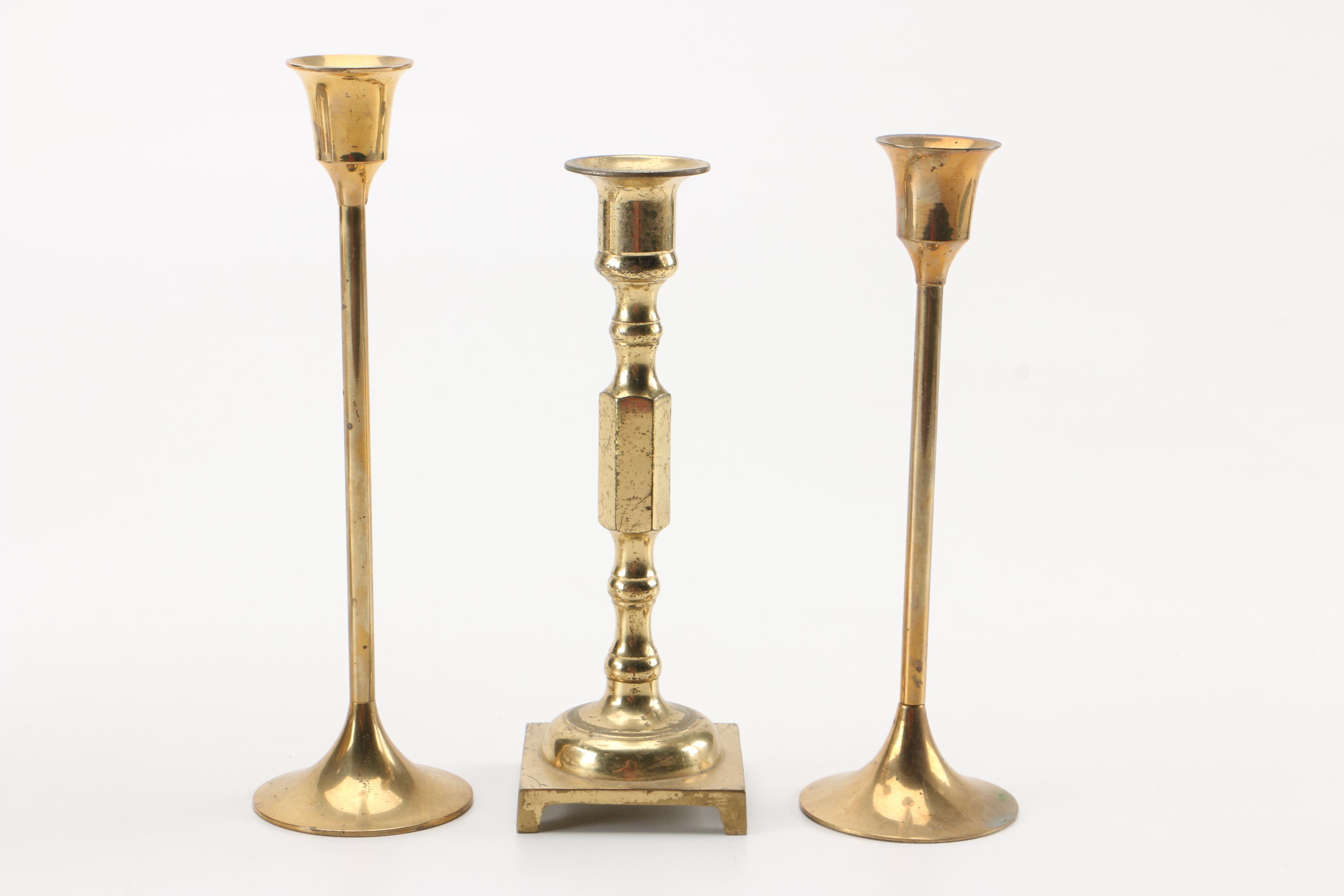 Collection of Vintage Brass Decor