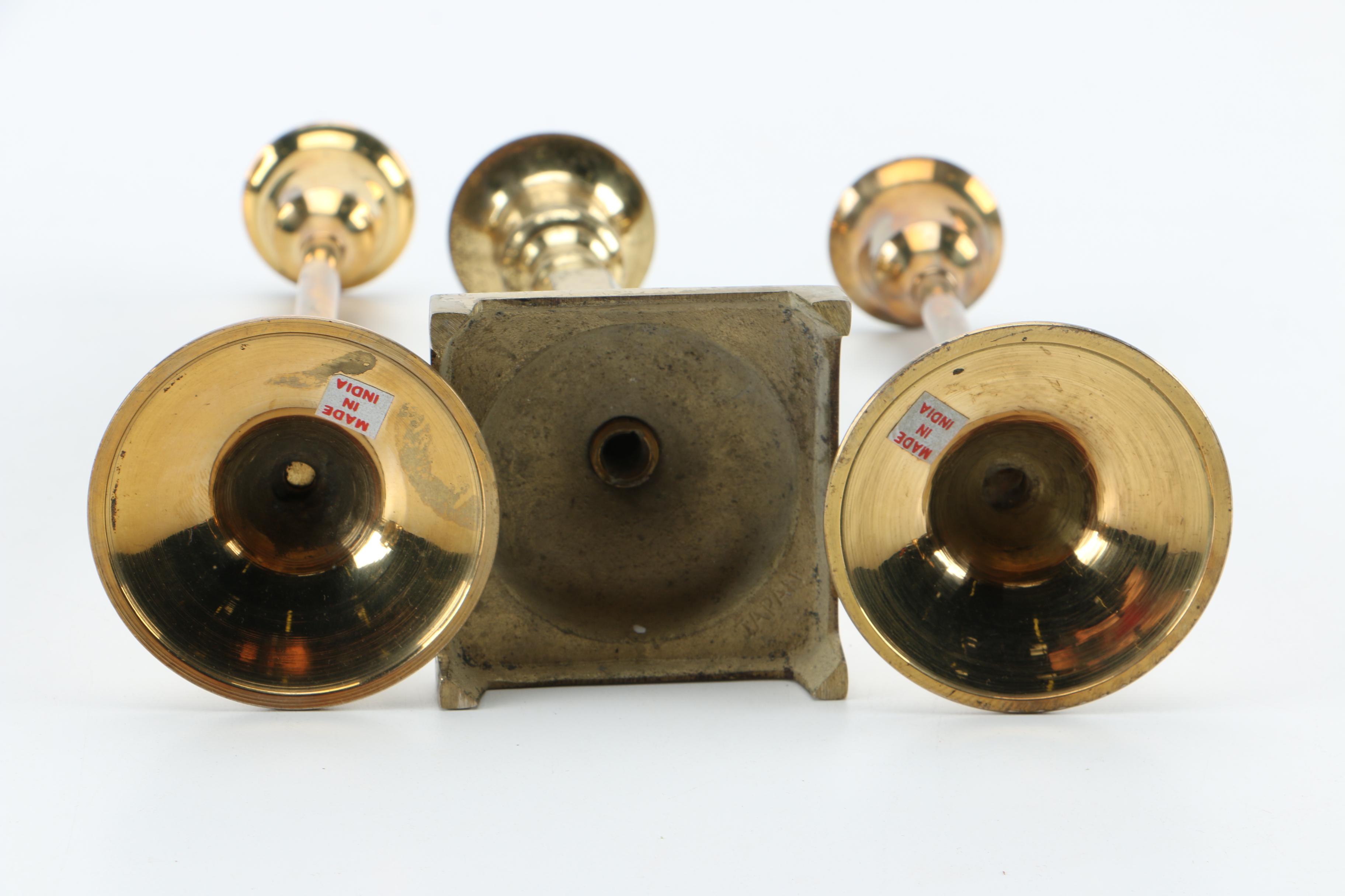 Collection of Vintage Brass Decor