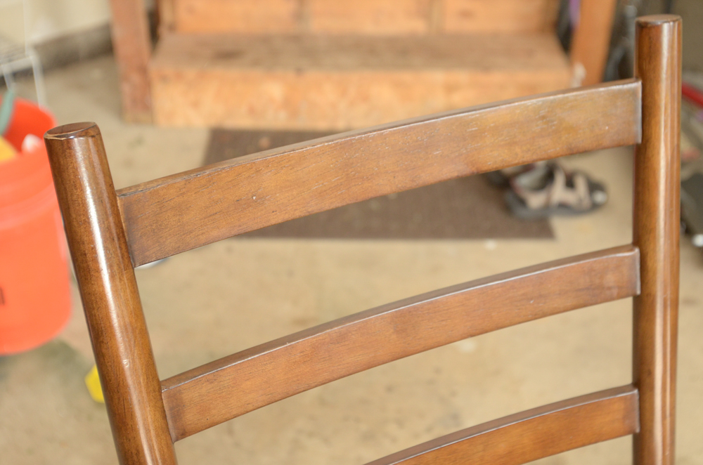 Rush-Seat Ladder Back Chairs