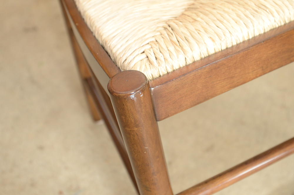 Rush-Seat Ladder Back Chairs