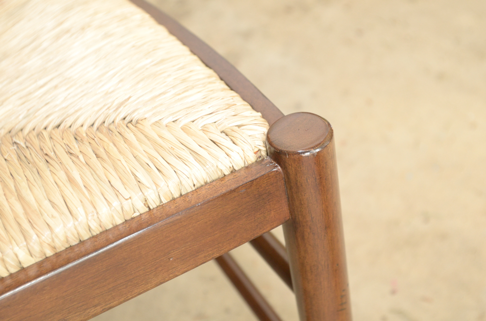 Rush-Seat Ladder Back Chairs