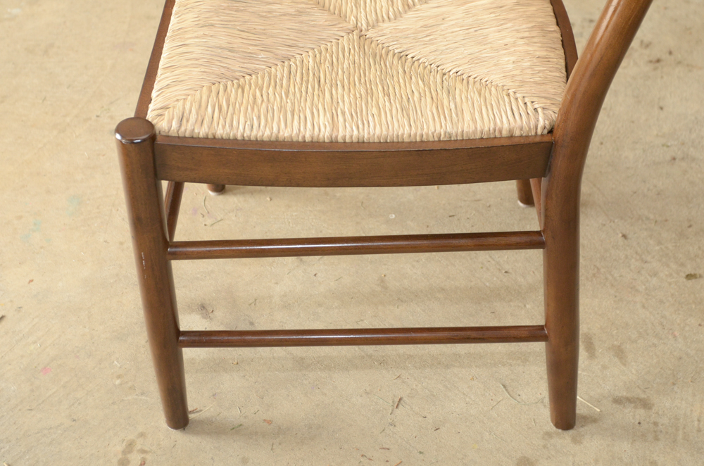 Rush-Seat Ladder Back Chairs