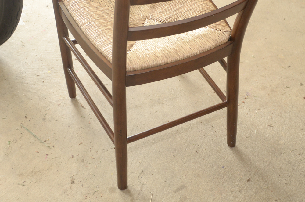 Rush-Seat Ladder Back Chairs