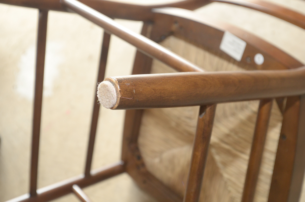 Rush-Seat Ladder Back Chairs