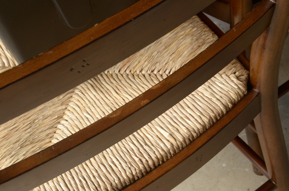 Rush-Seat Ladder Back Chairs