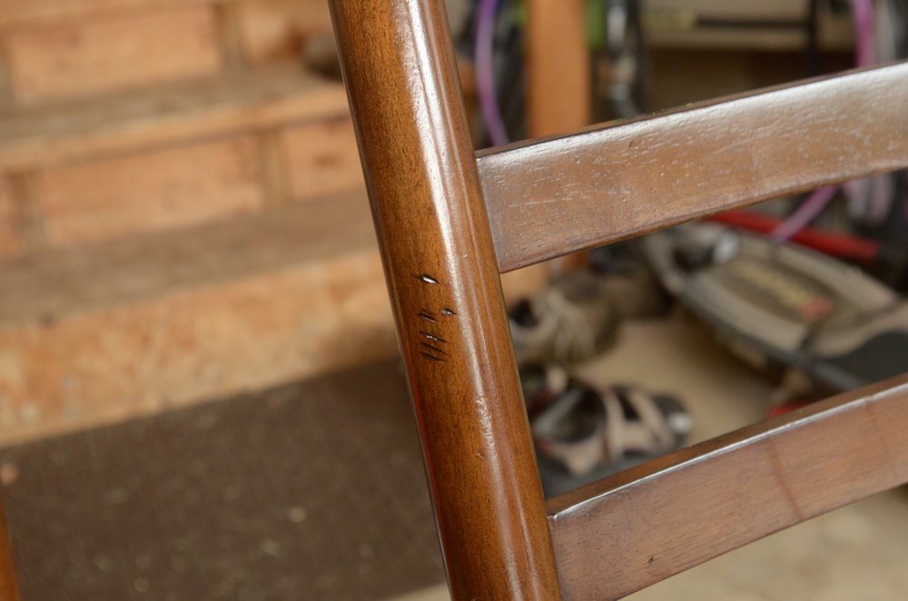 Rush-Seat Ladder Back Chairs