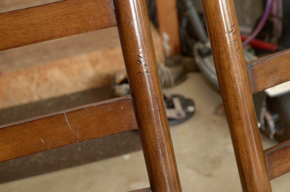 Rush-Seat Ladder Back Chairs