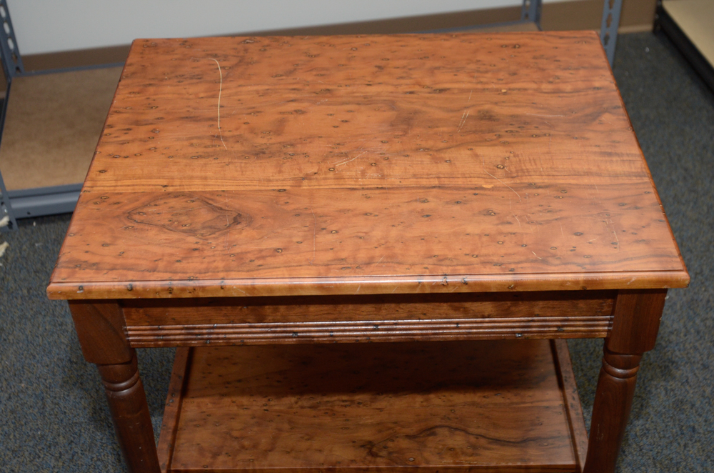 Birds Eye Maple Side Table