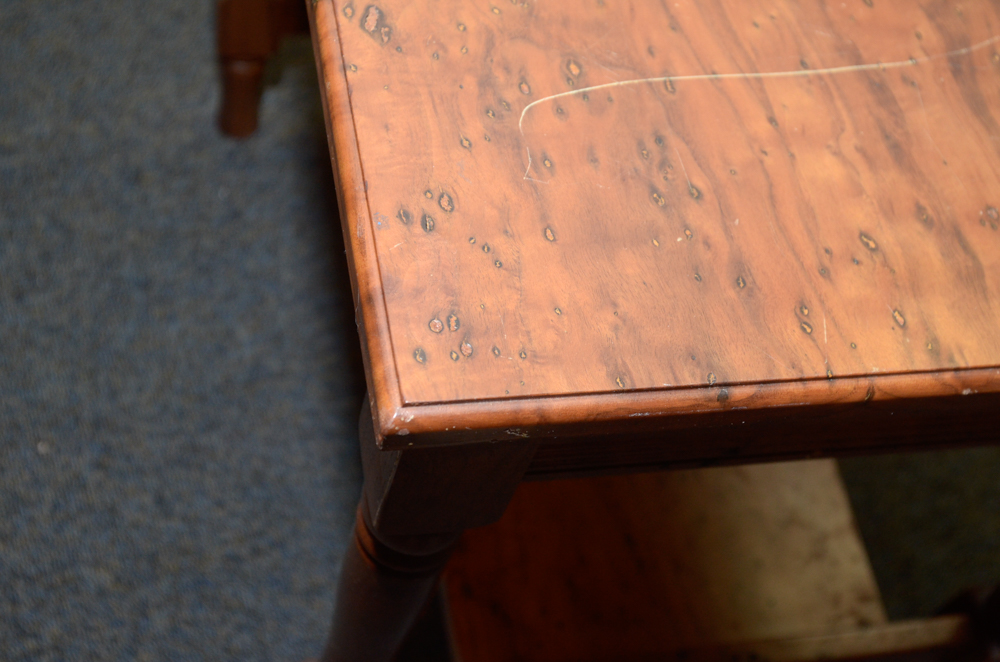 Birds Eye Maple Side Table