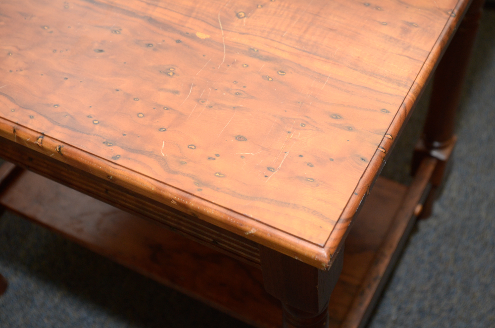Birds Eye Maple Side Table
