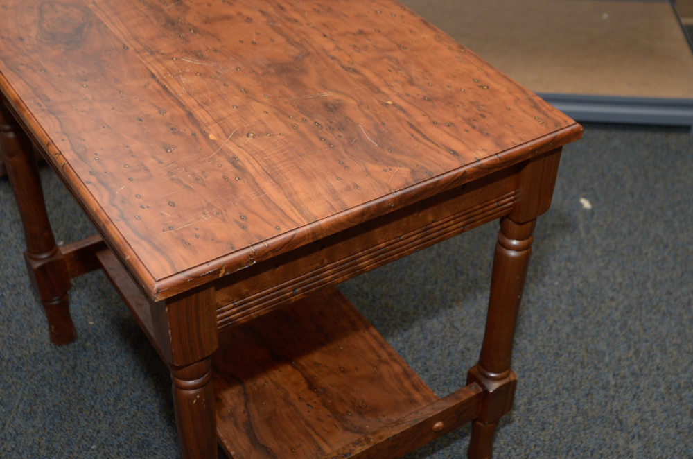 Birds Eye Maple Side Table