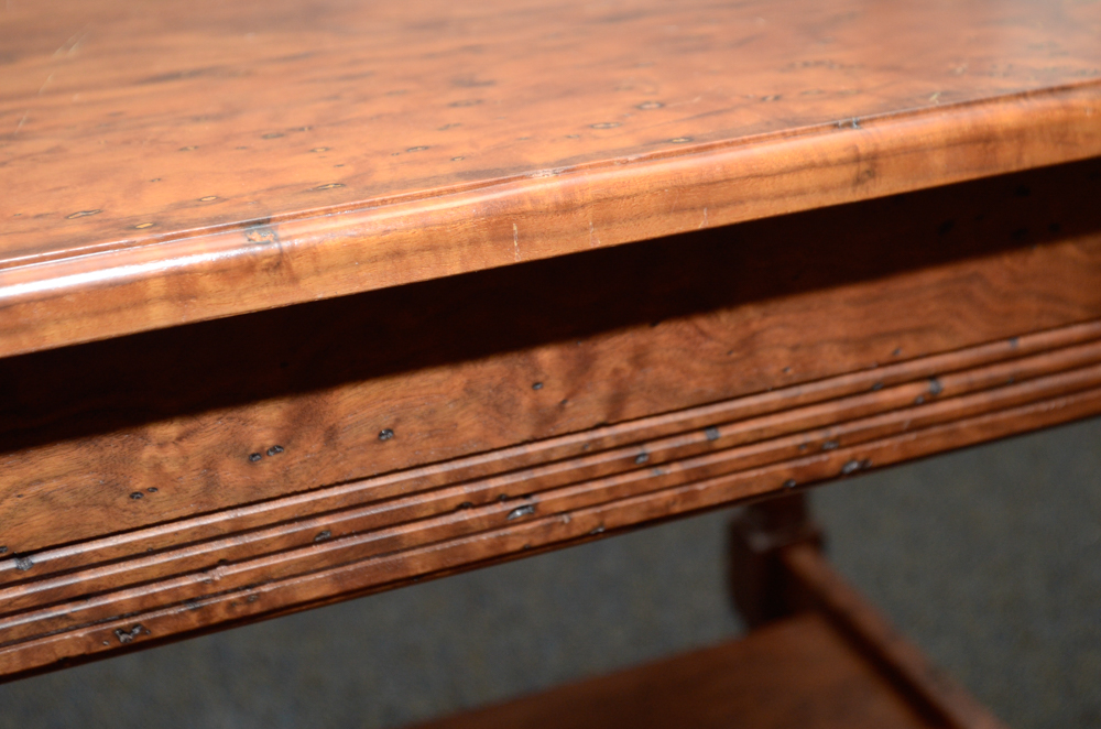 Birds Eye Maple Side Table