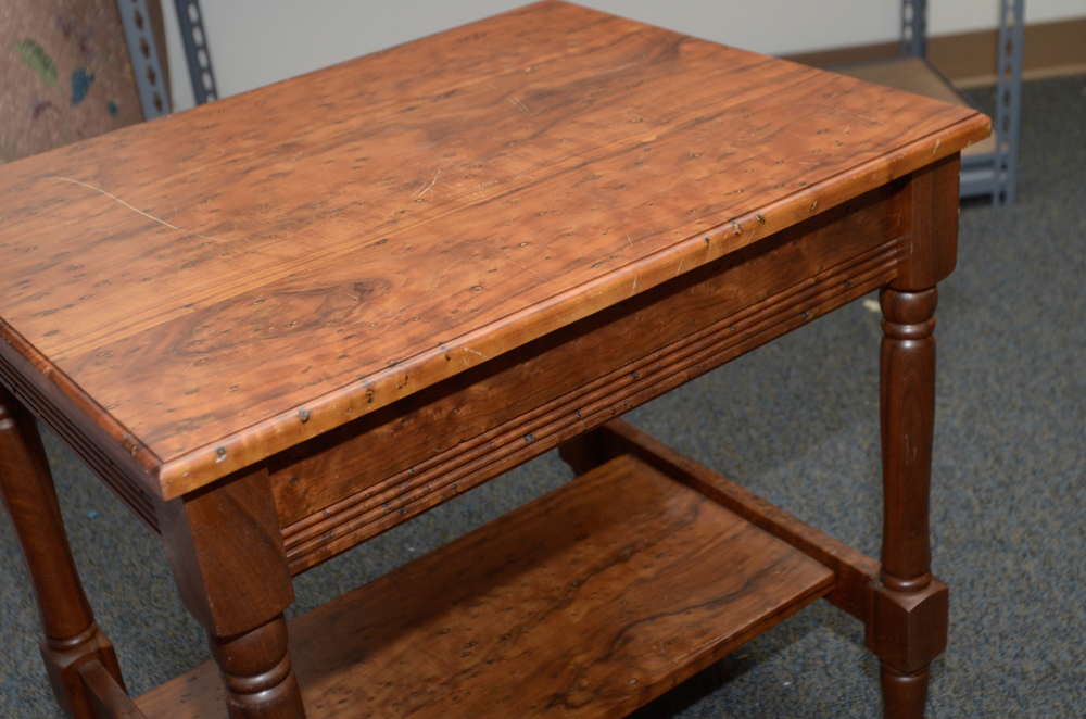 Birds Eye Maple Side Table
