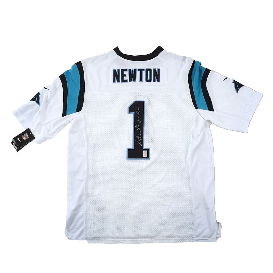 Cam Newton Signed Jersey  COA