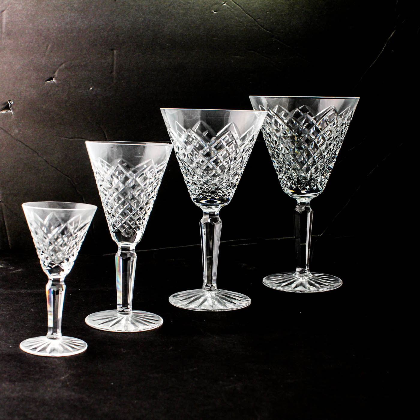 Set of Wedgwood Gold Florentine China and Waterford Templemore