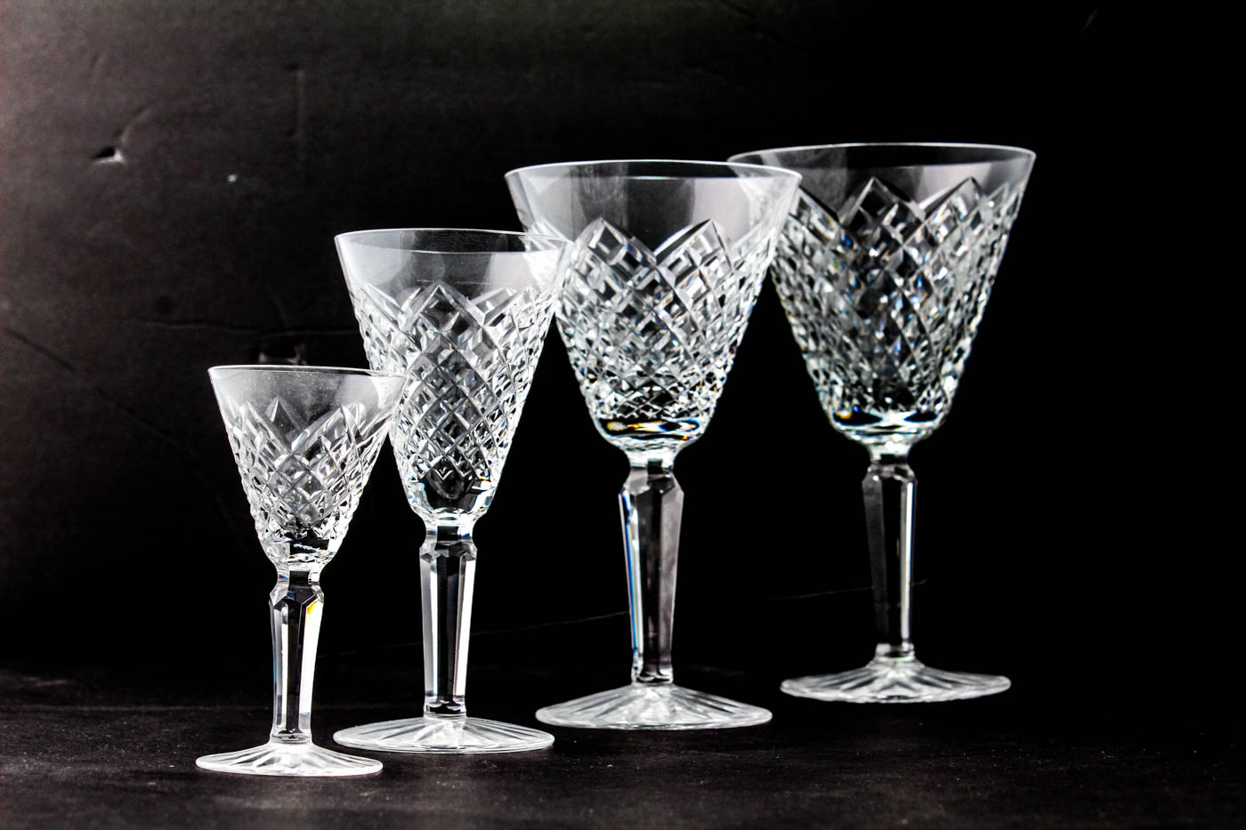 Set of Wedgwood Gold Florentine China and Waterford Templemore