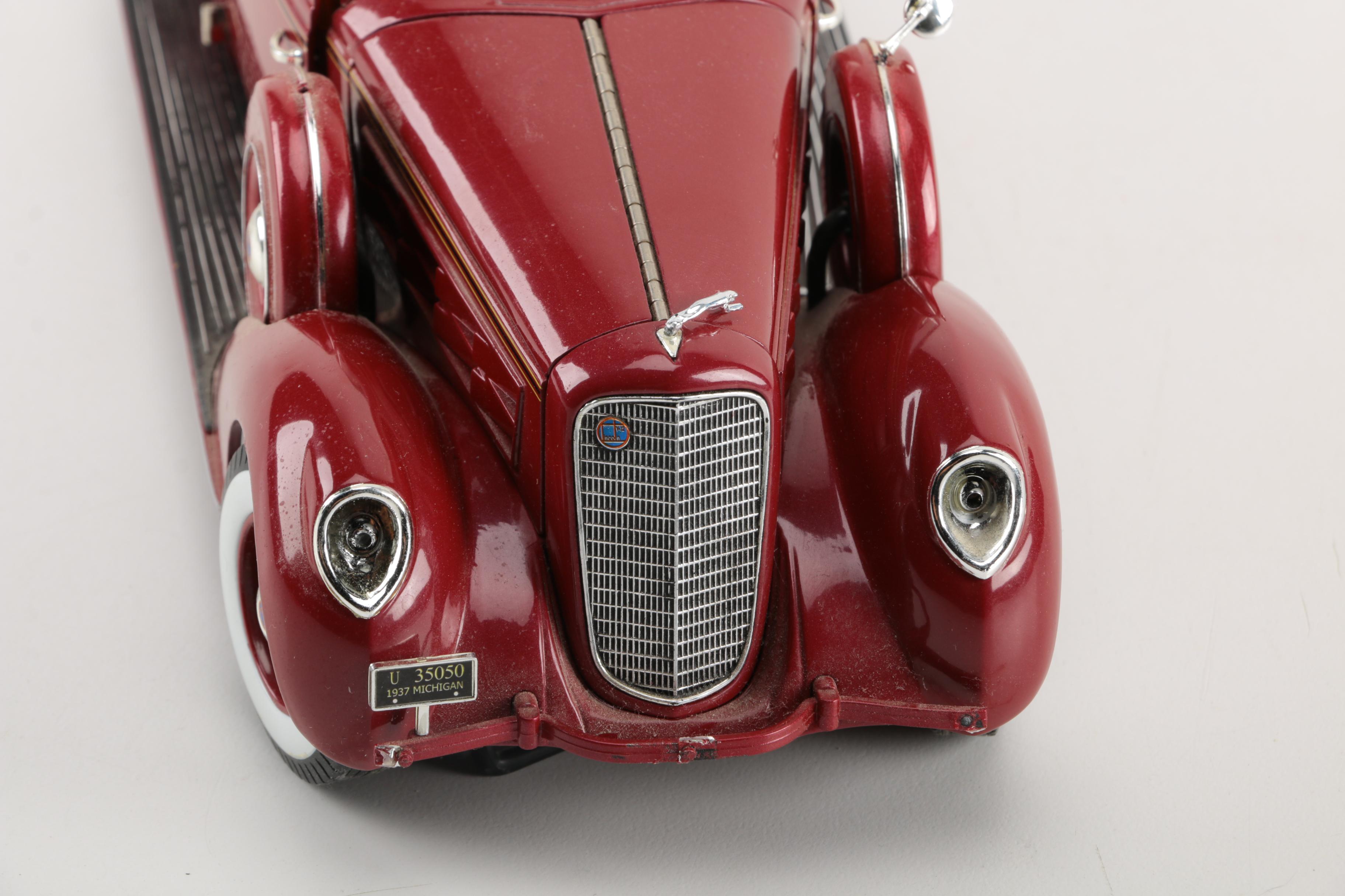 1:18 Scale Die-Cast Replica Classic Lincoln Cars