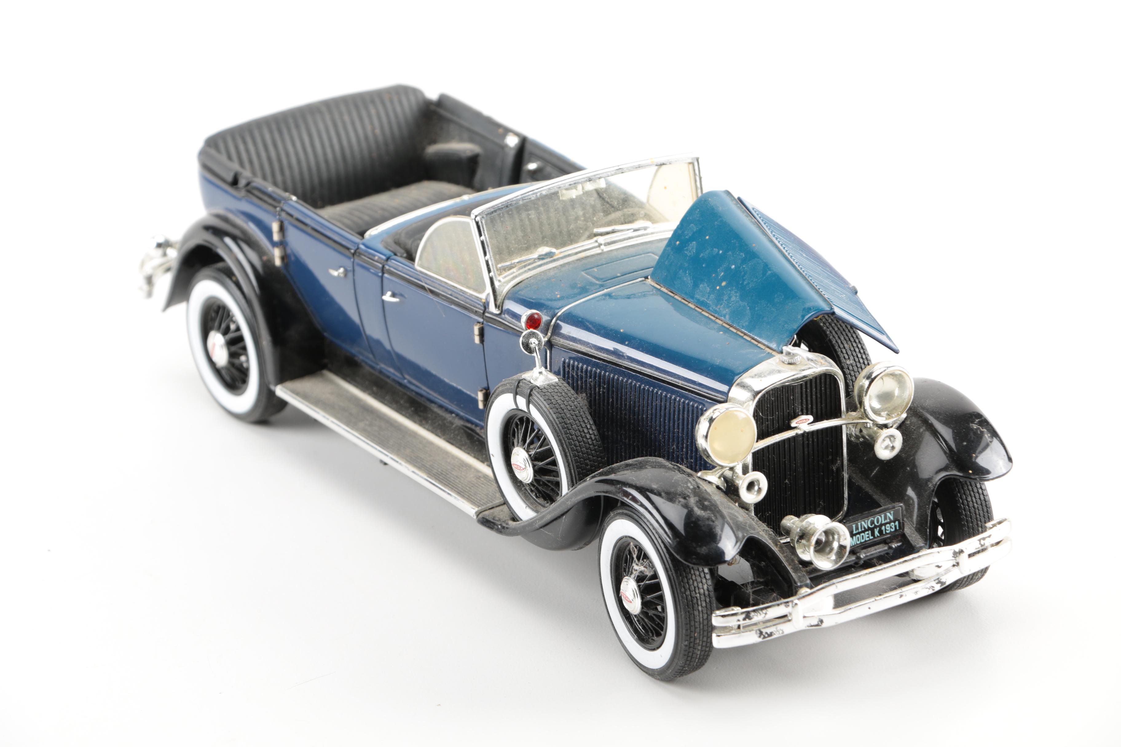 1:18 Scale Die-Cast Replica Classic Lincoln Cars