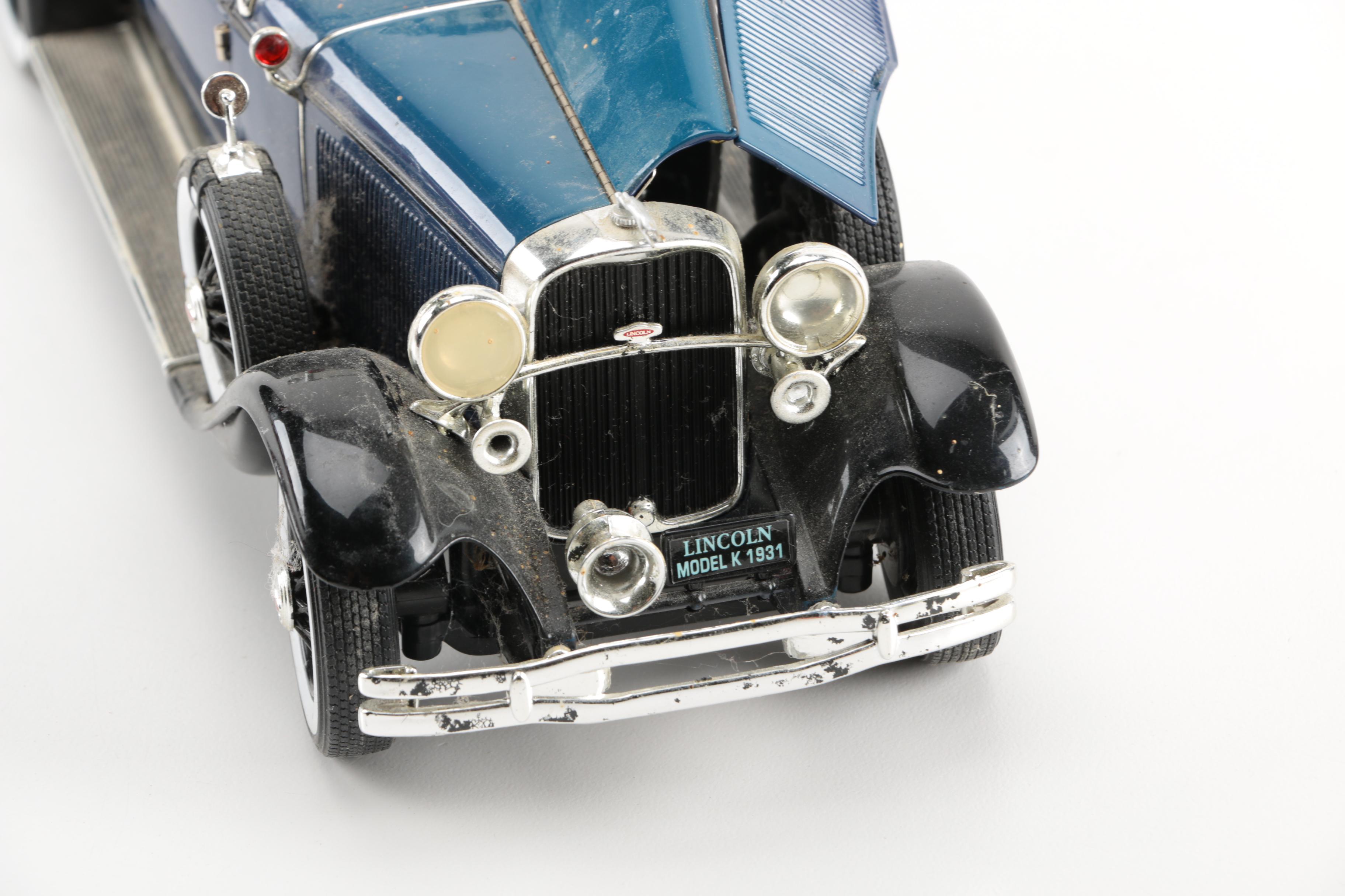 1:18 Scale Die-Cast Replica Classic Lincoln Cars