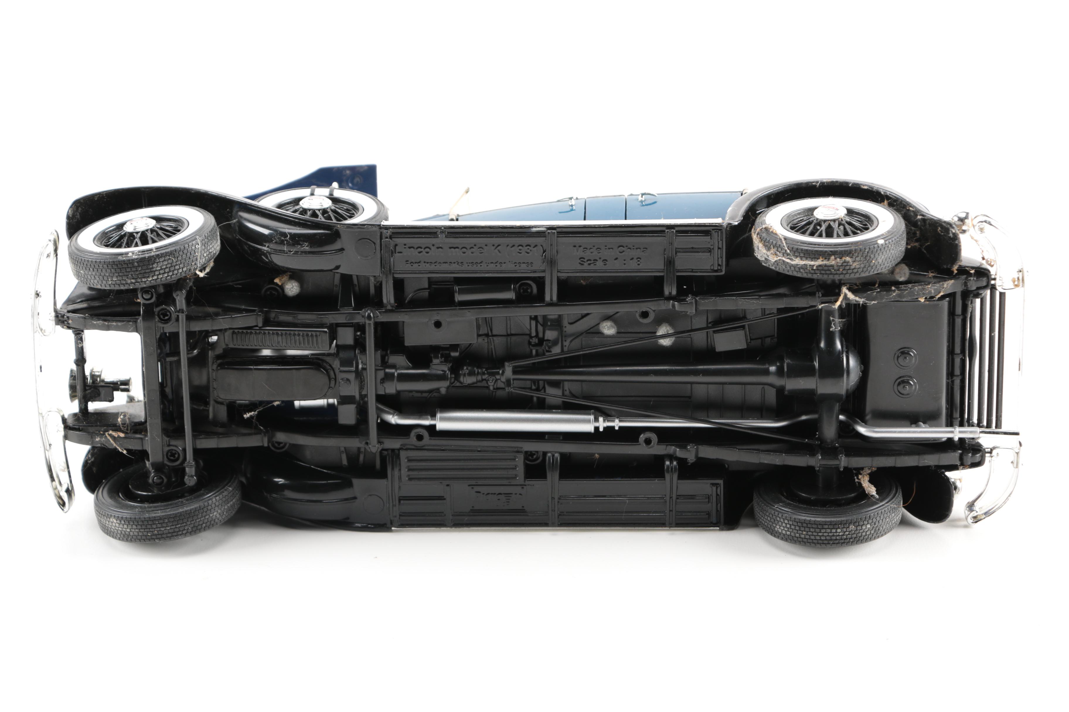 1:18 Scale Die-Cast Replica Classic Lincoln Cars