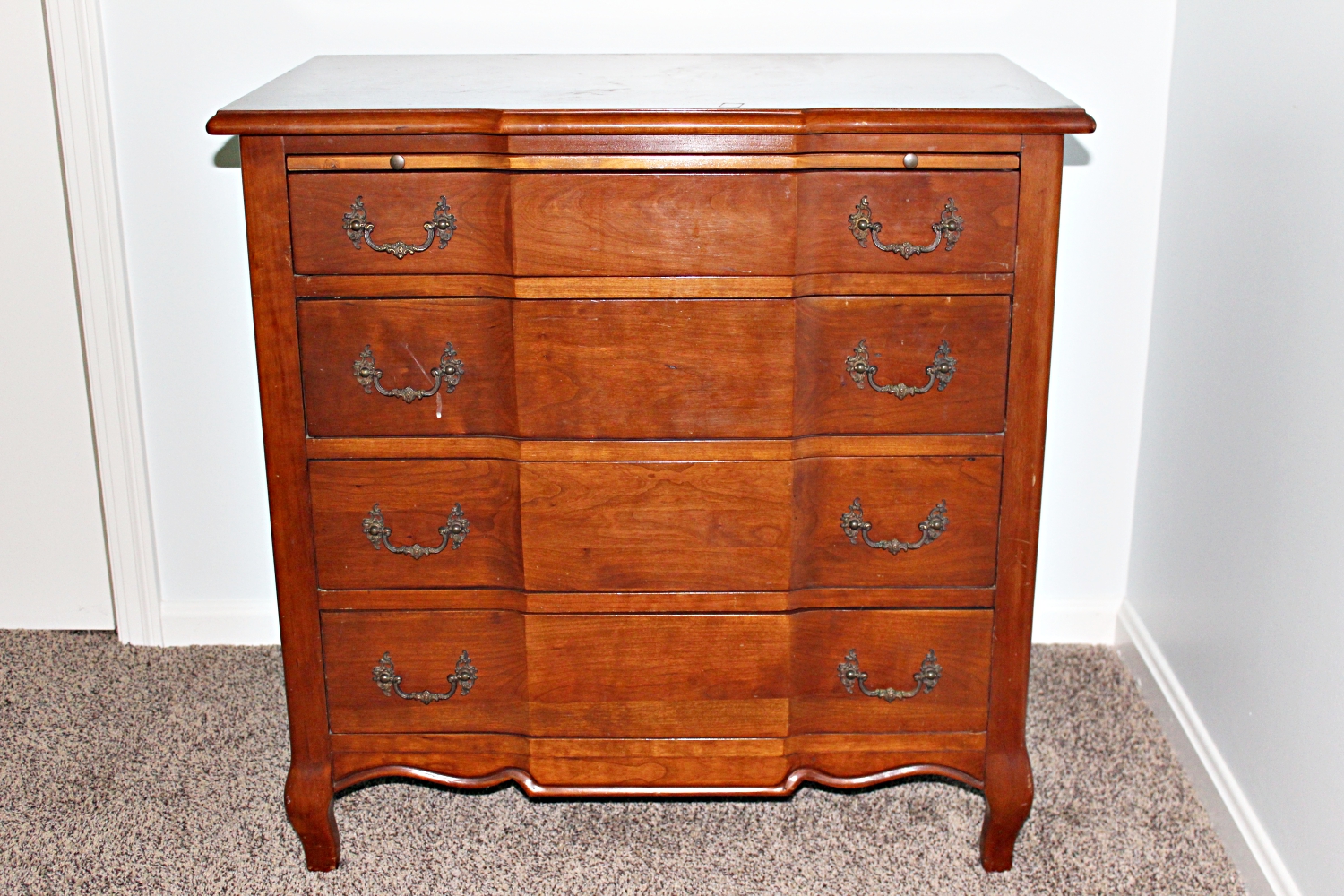 Block Front Cherry "Bachelors" Chest of Drawers