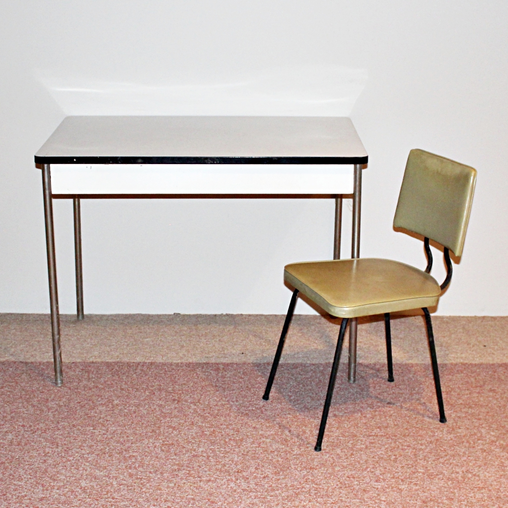 Vintage Mid-Century Desk and Chair