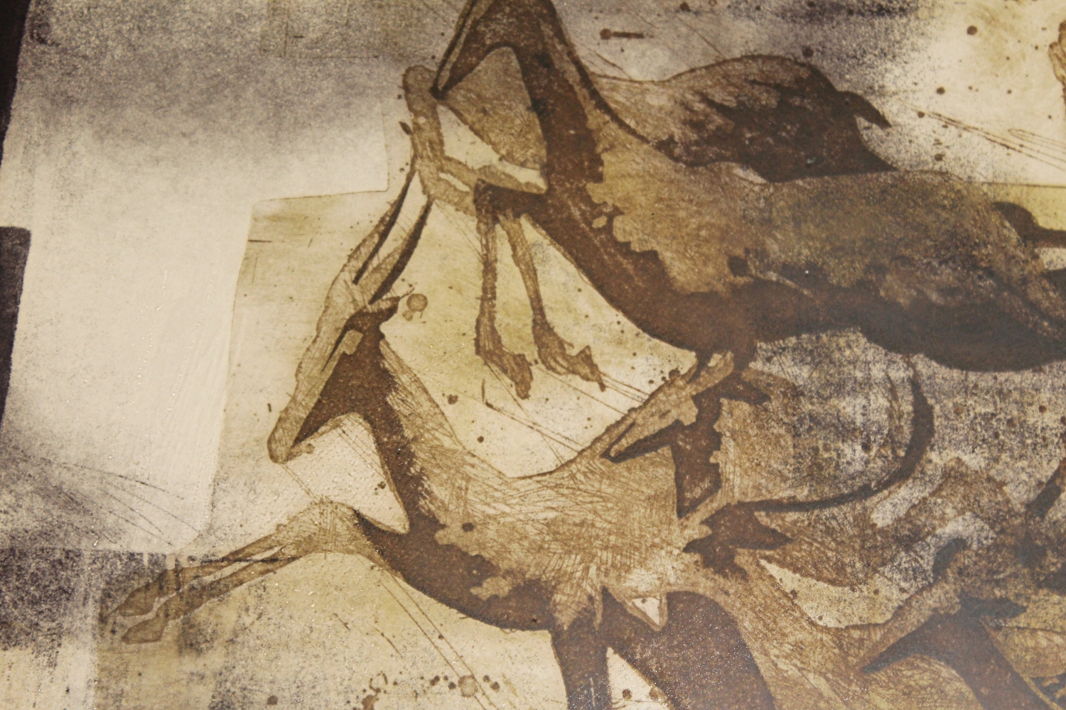 R.S. Riddick Limited Edition Etching "And Beasts of the Field"