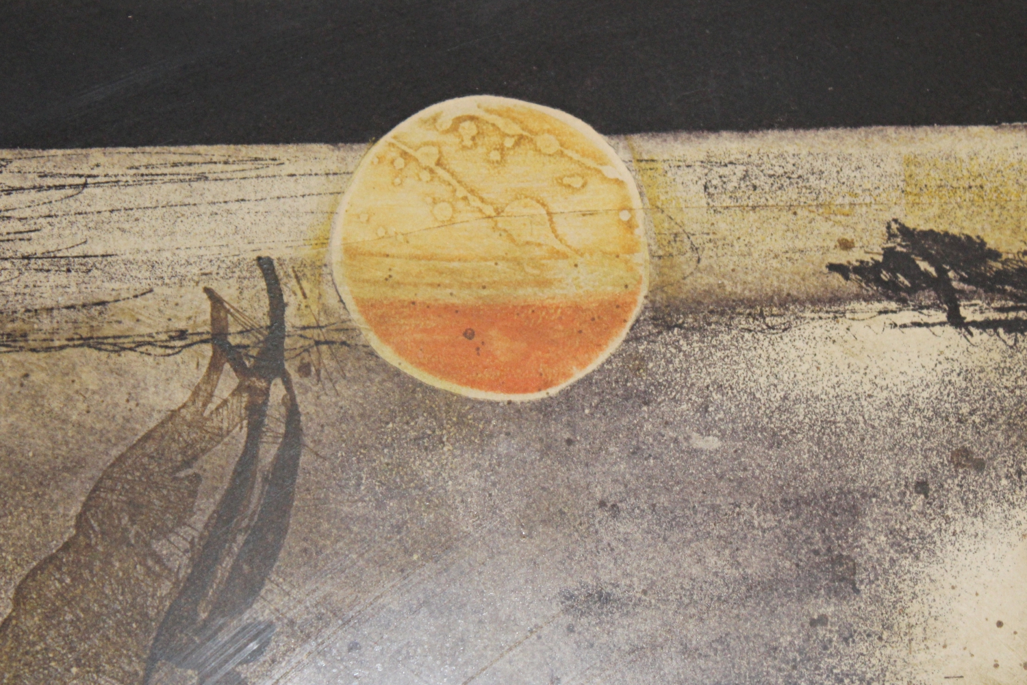 R.S. Riddick Limited Edition Etching "And Beasts of the Field"