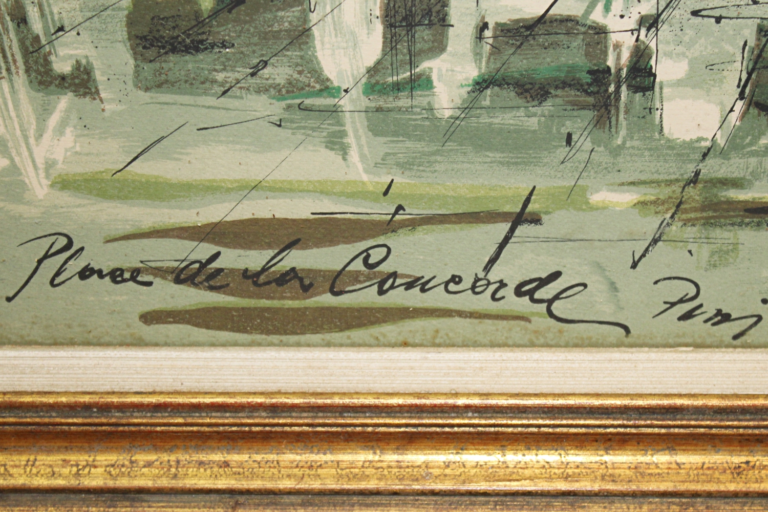 Place de la Concorde Offset Lithograph