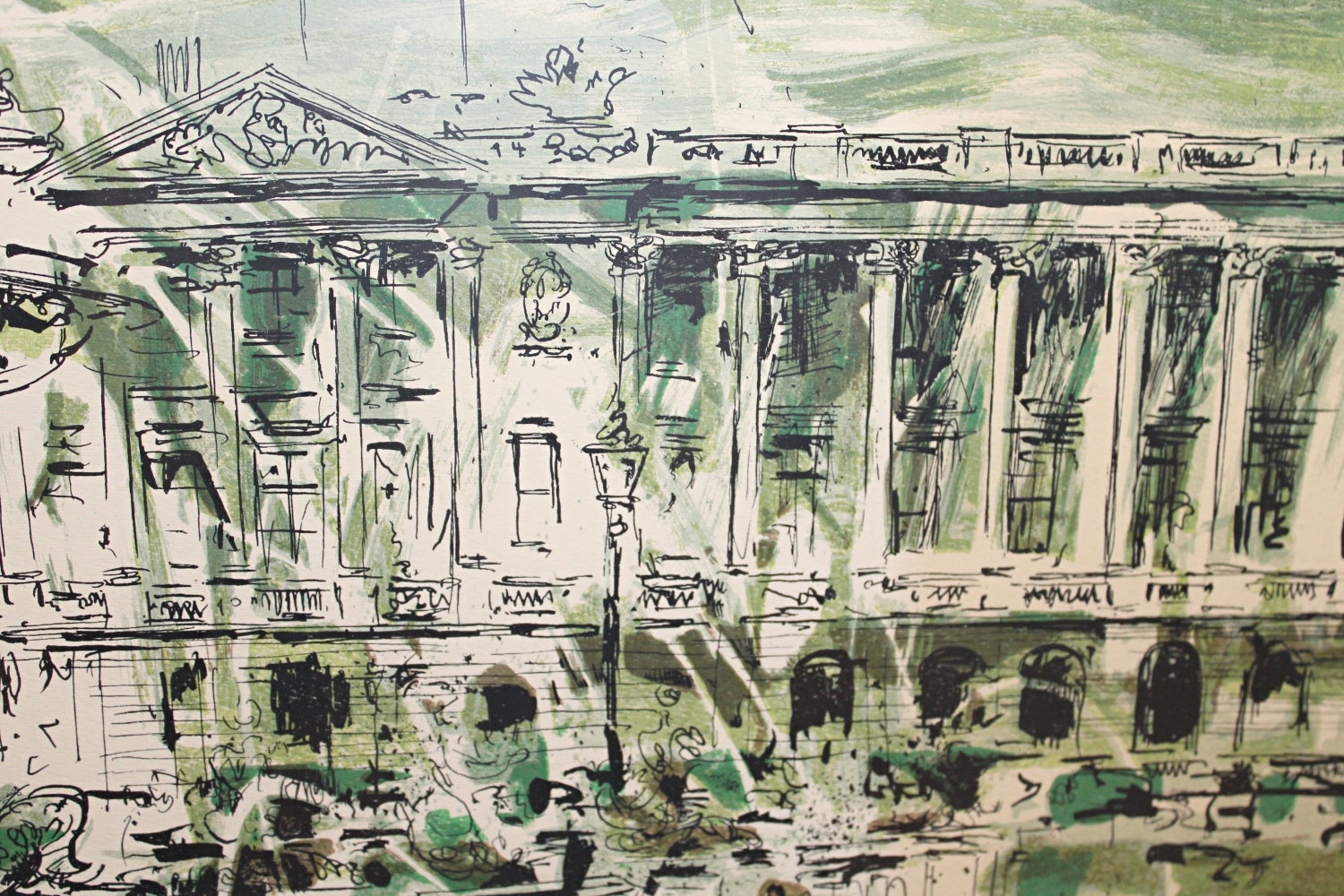 Place de la Concorde Offset Lithograph