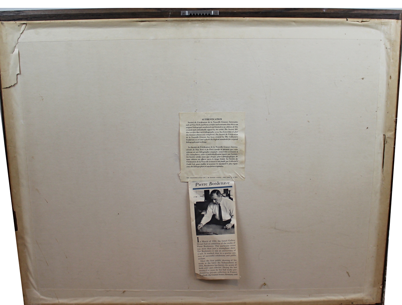 Pierre Bordenave Limited Edition Lithograph