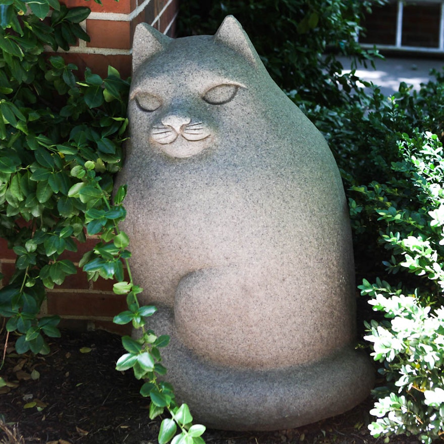 Paolo Grasso Cat Garden Sculpture