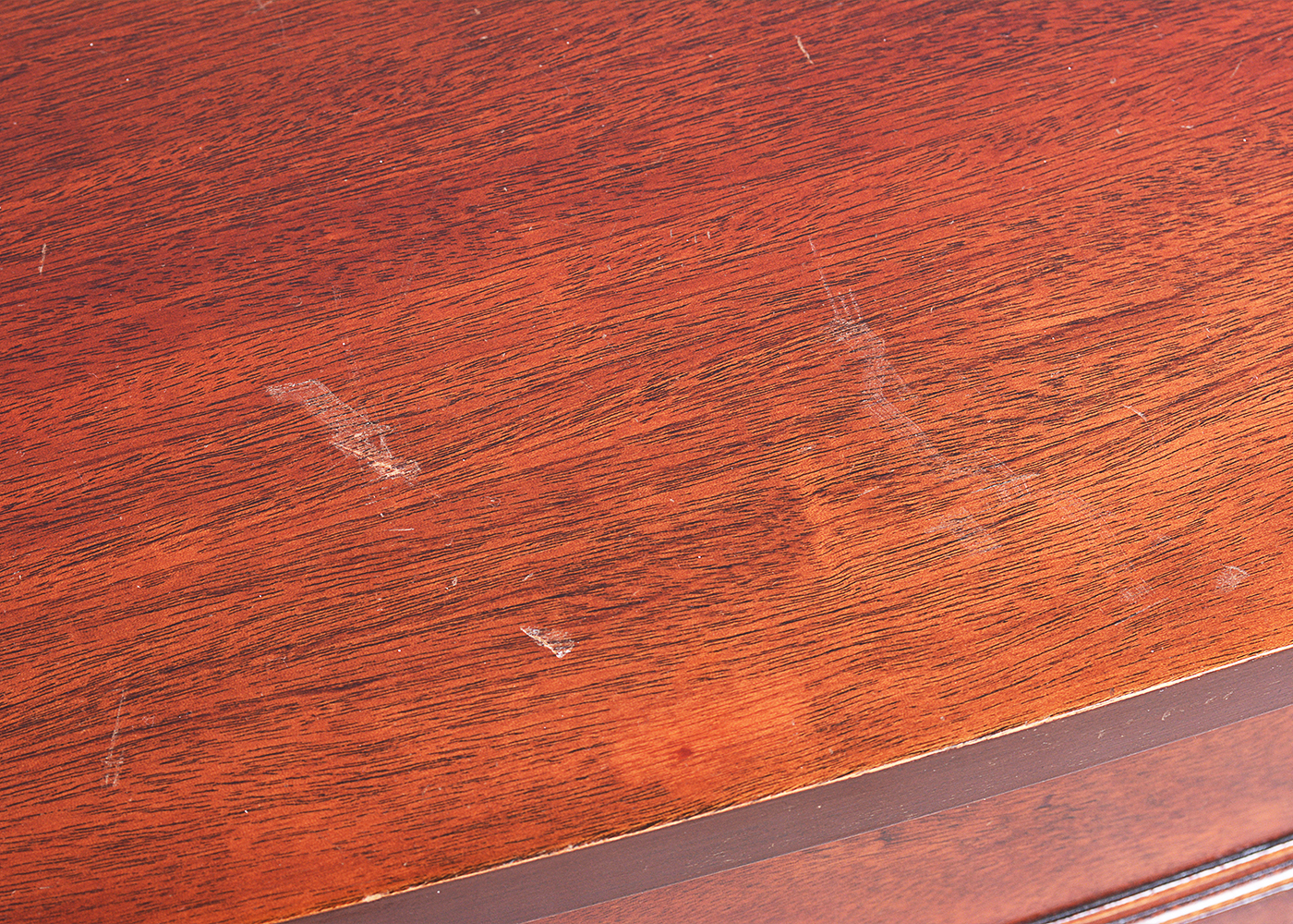 Vintage Mahogany Bow Front Nightstand by Dixie