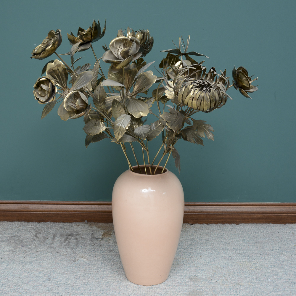 Vintage Metal Floral Arrangement