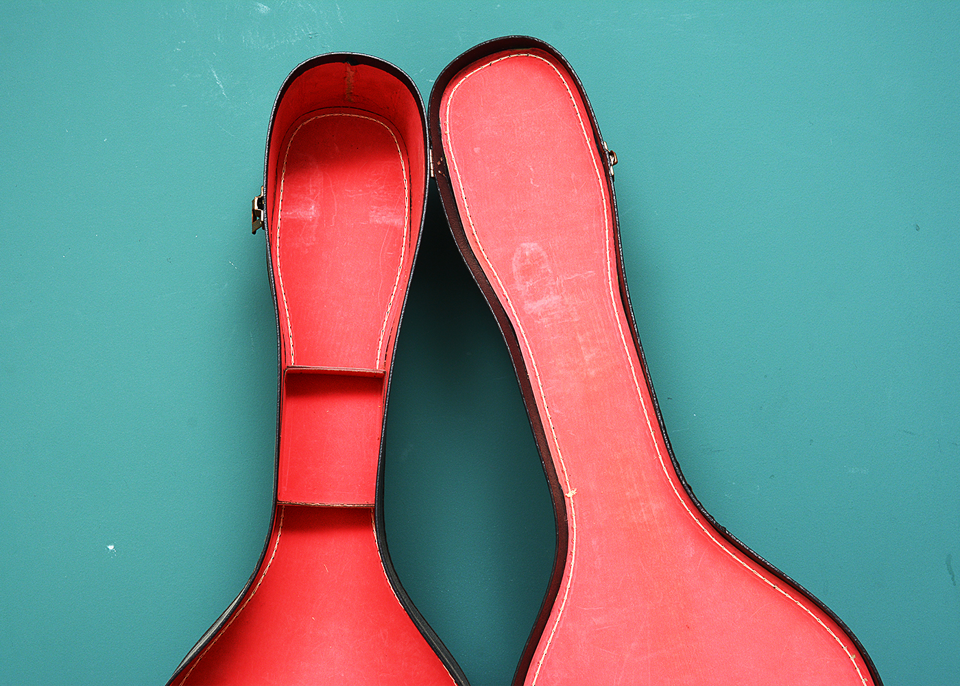 Parlor Style Acoustic Guitar and Case