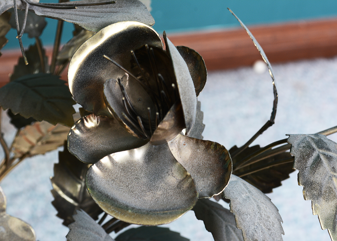 Vintage Metal Floral Arrangement