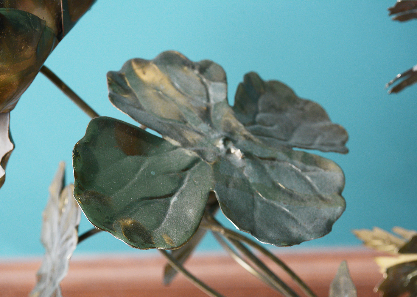 Vintage Metal Floral Arrangement