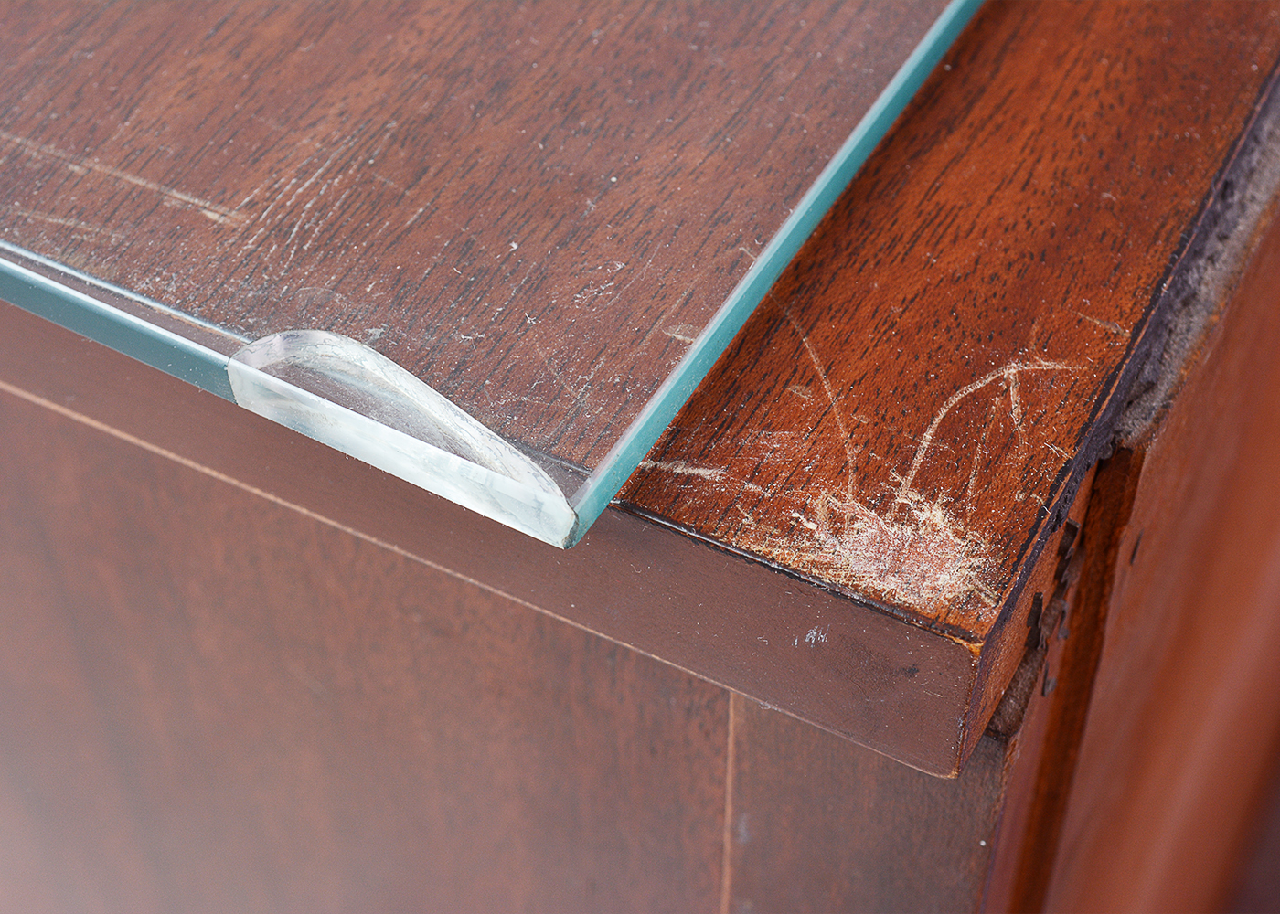 Vintage Mahogany Chest of Drawers by Dixie