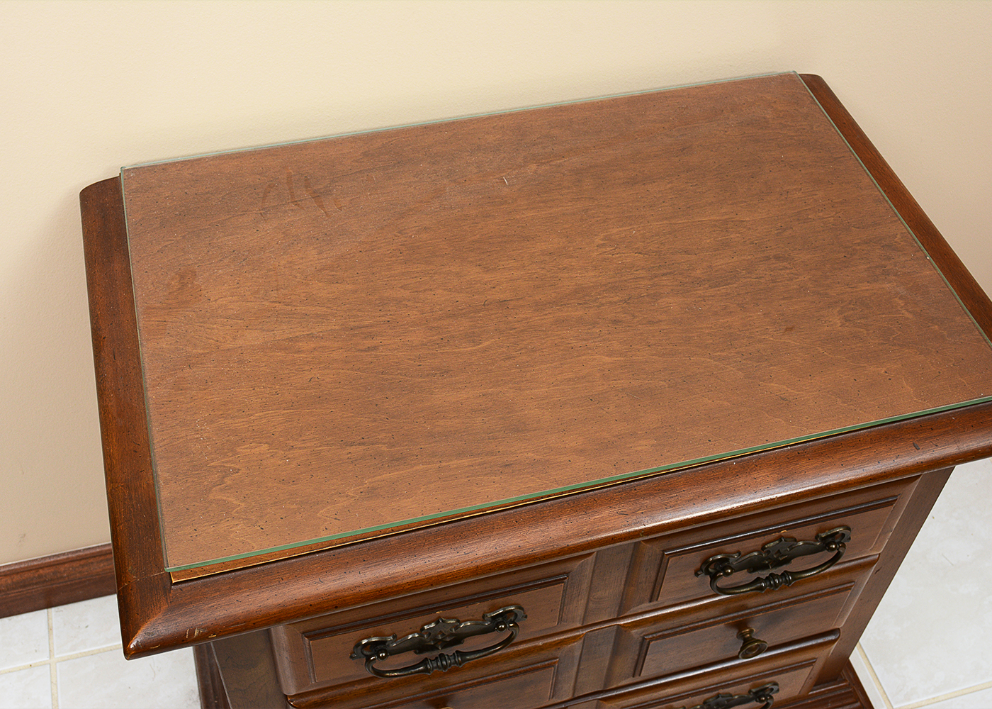 Vintage Chippendale Style Nightstand