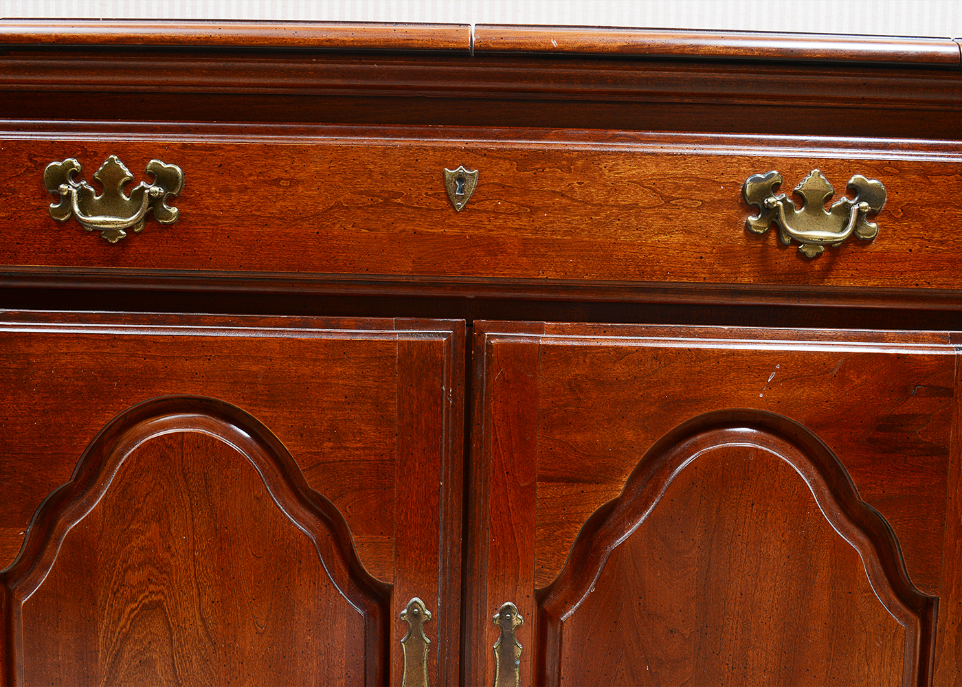 Flip Top Cherry Server Cabinet by American Drew