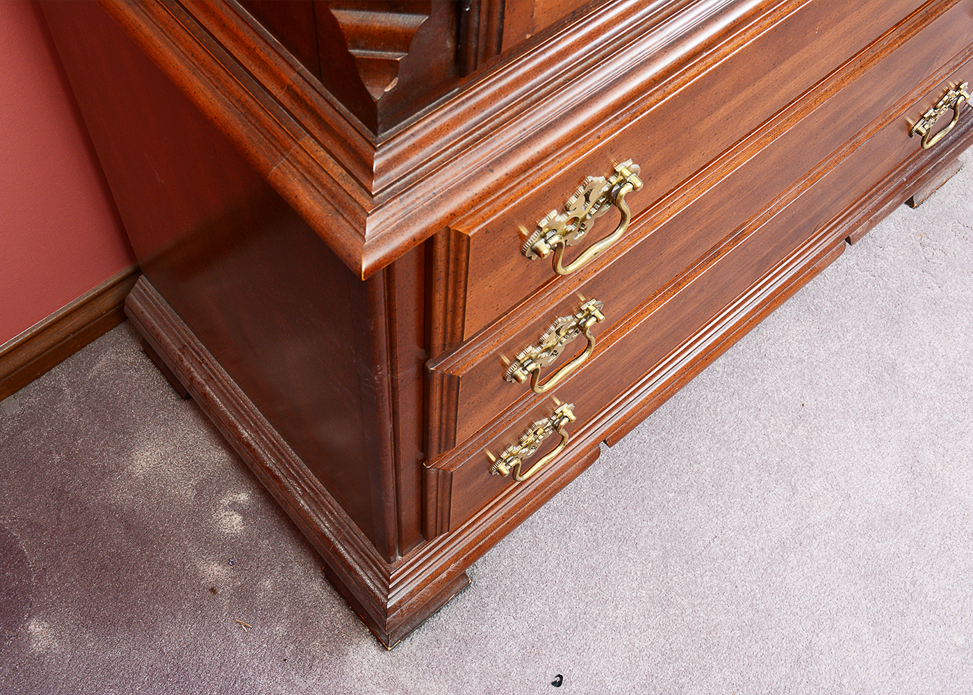 Vintage Chippendale Style Highboy by Sumter Cabinet Company