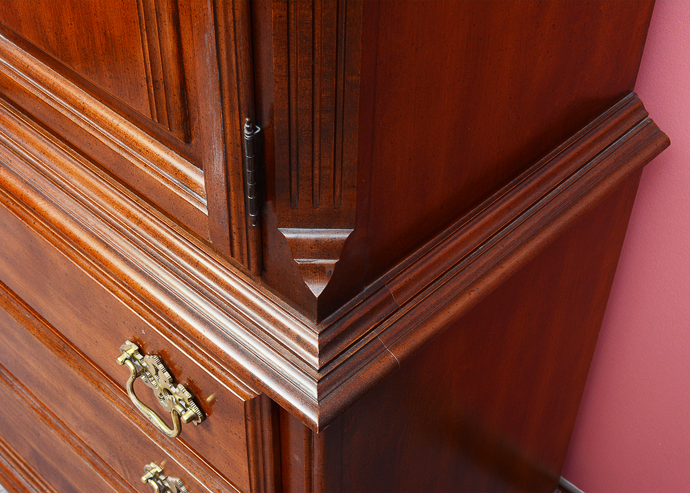 Vintage Chippendale Style Highboy by Sumter Cabinet Company